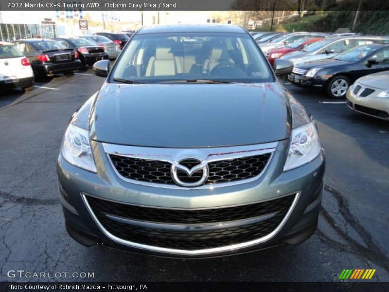 Dolphin Gray Mica / Sand 2012 Mazda CX-9 Touring AWD