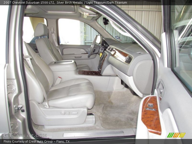Silver Birch Metallic / Light Titanium/Dark Titanium 2007 Chevrolet Suburban 1500 LTZ