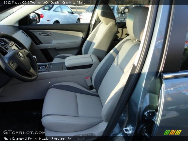 Dolphin Gray Mica / Sand 2012 Mazda CX-9 Touring AWD