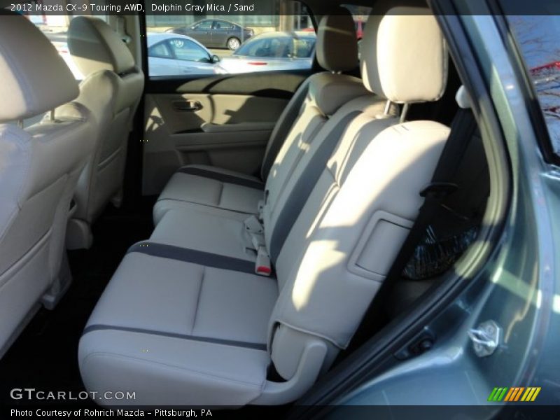 Dolphin Gray Mica / Sand 2012 Mazda CX-9 Touring AWD
