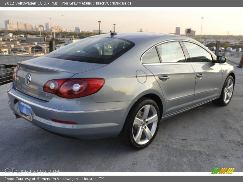 Iron Gray Metallic / Black/Cornsilk Beige 2012 Volkswagen CC Lux Plus