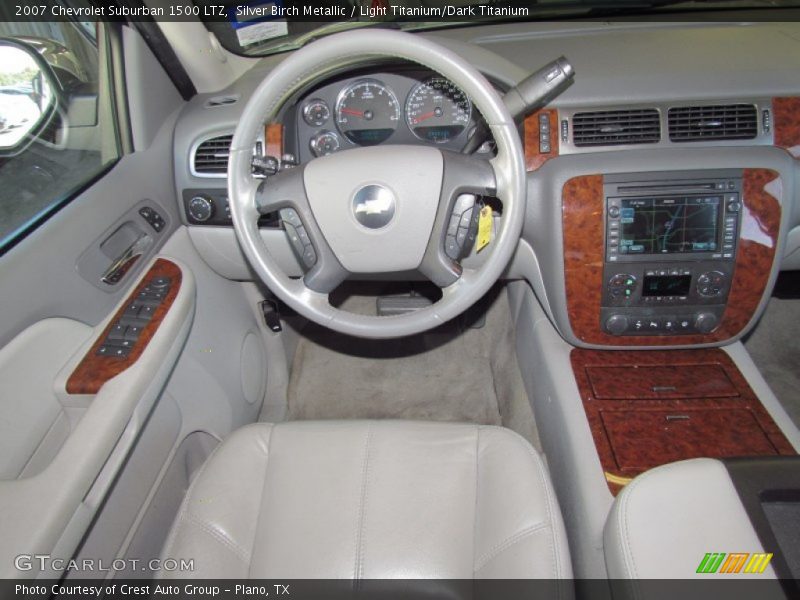 Silver Birch Metallic / Light Titanium/Dark Titanium 2007 Chevrolet Suburban 1500 LTZ