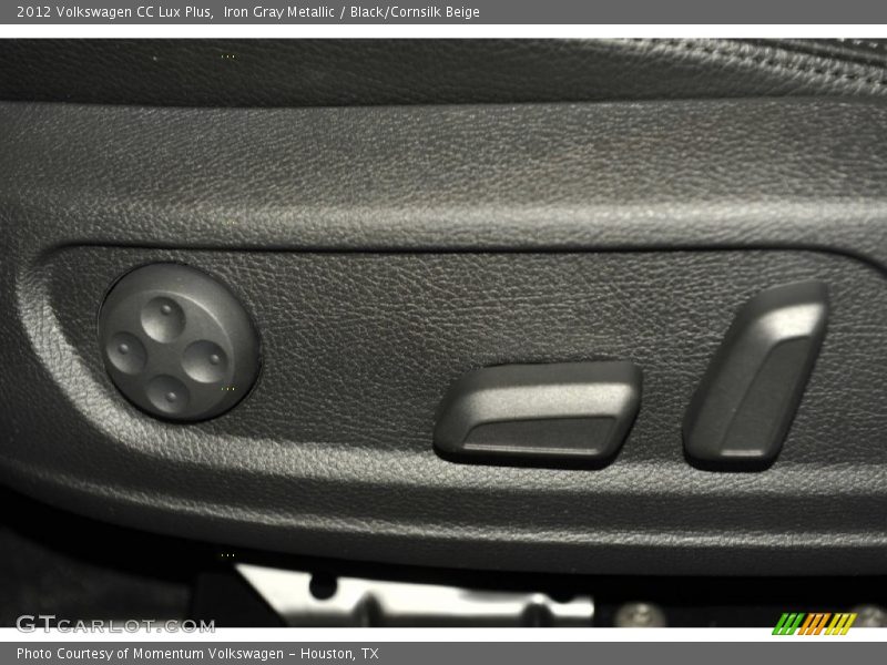 Iron Gray Metallic / Black/Cornsilk Beige 2012 Volkswagen CC Lux Plus