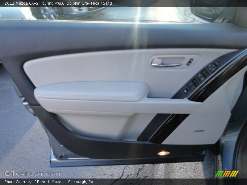 Dolphin Gray Mica / Sand 2012 Mazda CX-9 Touring AWD