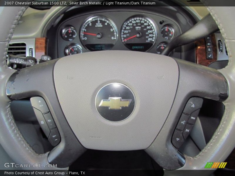 Silver Birch Metallic / Light Titanium/Dark Titanium 2007 Chevrolet Suburban 1500 LTZ