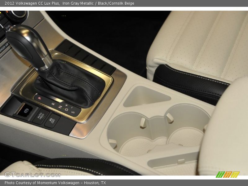 Iron Gray Metallic / Black/Cornsilk Beige 2012 Volkswagen CC Lux Plus