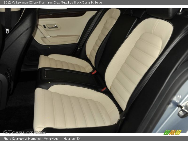 Iron Gray Metallic / Black/Cornsilk Beige 2012 Volkswagen CC Lux Plus