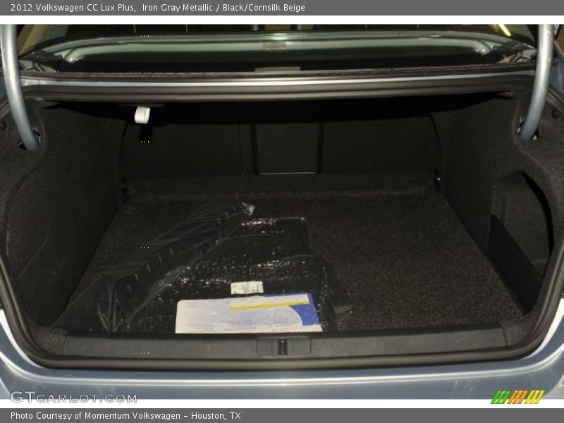 Iron Gray Metallic / Black/Cornsilk Beige 2012 Volkswagen CC Lux Plus