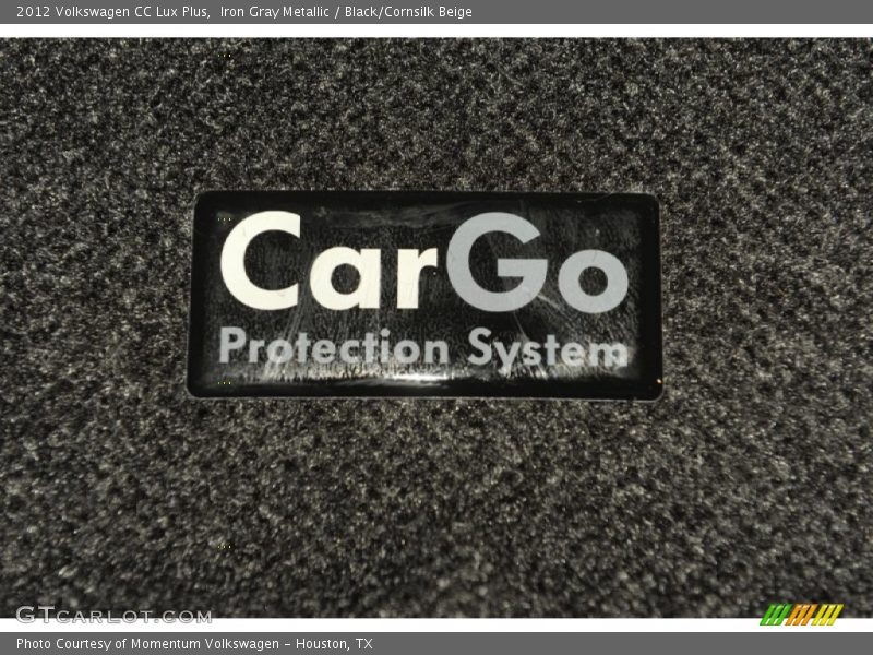 Iron Gray Metallic / Black/Cornsilk Beige 2012 Volkswagen CC Lux Plus
