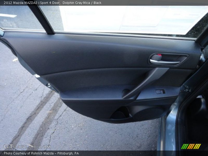Dolphin Gray Mica / Black 2012 Mazda MAZDA3 i Sport 4 Door