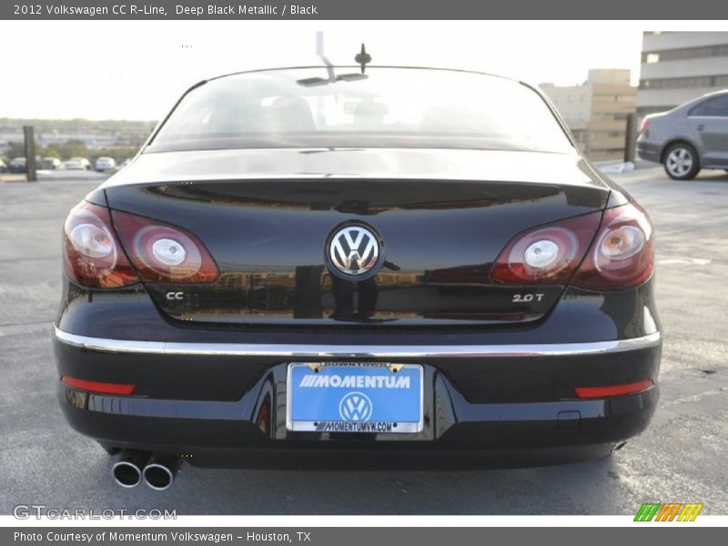 Deep Black Metallic / Black 2012 Volkswagen CC R-Line