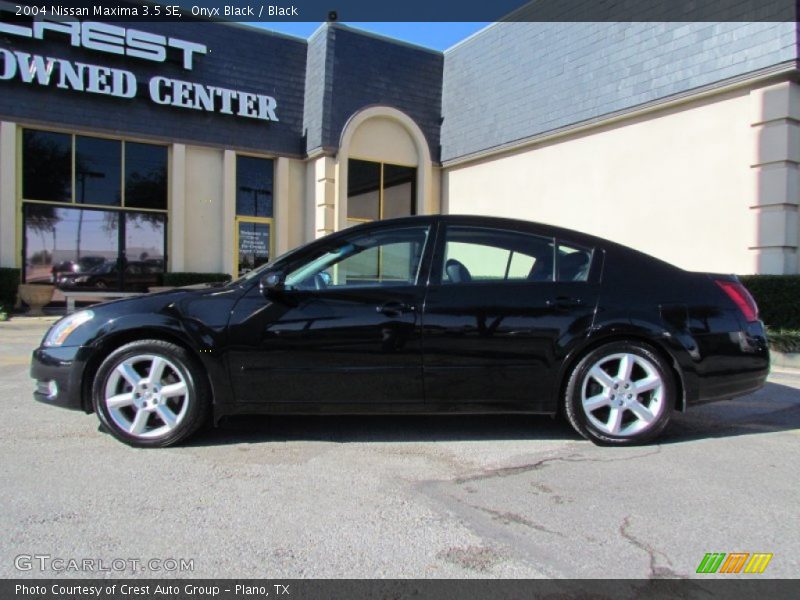 Onyx Black / Black 2004 Nissan Maxima 3.5 SE
