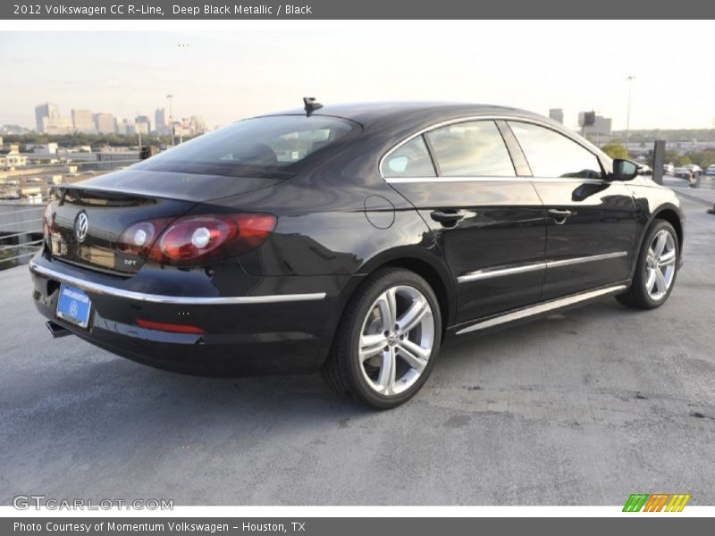 Deep Black Metallic / Black 2012 Volkswagen CC R-Line