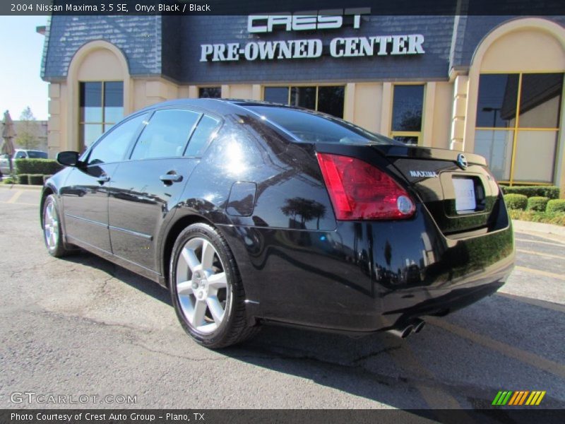 Onyx Black / Black 2004 Nissan Maxima 3.5 SE