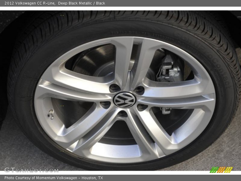 Deep Black Metallic / Black 2012 Volkswagen CC R-Line
