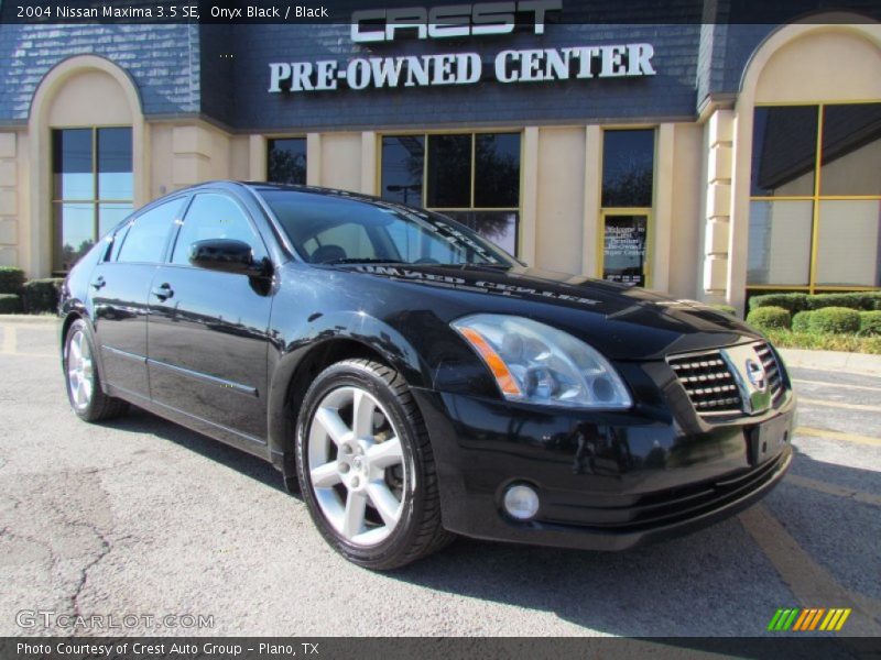 Onyx Black / Black 2004 Nissan Maxima 3.5 SE