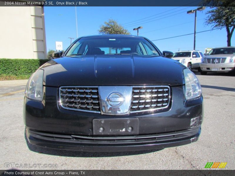 Onyx Black / Black 2004 Nissan Maxima 3.5 SE