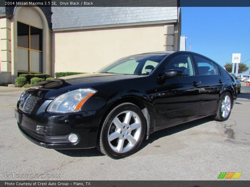 Onyx Black / Black 2004 Nissan Maxima 3.5 SE