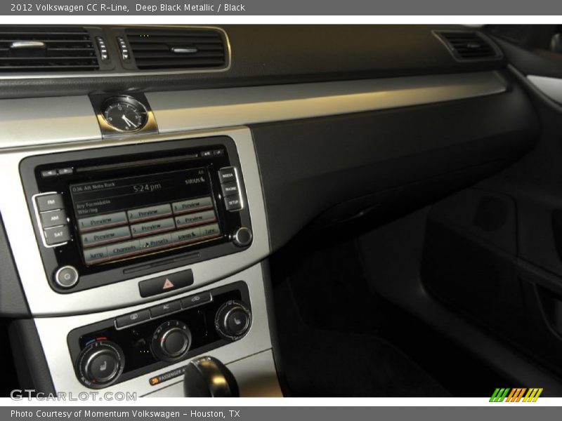 Deep Black Metallic / Black 2012 Volkswagen CC R-Line