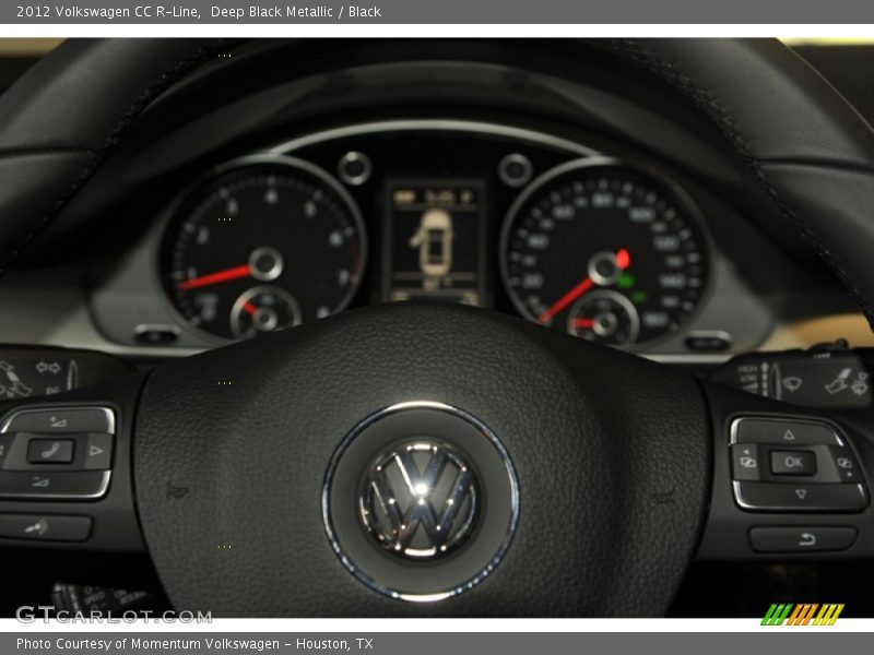 Deep Black Metallic / Black 2012 Volkswagen CC R-Line