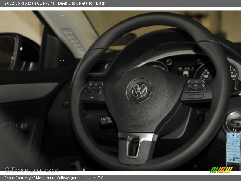 Deep Black Metallic / Black 2012 Volkswagen CC R-Line