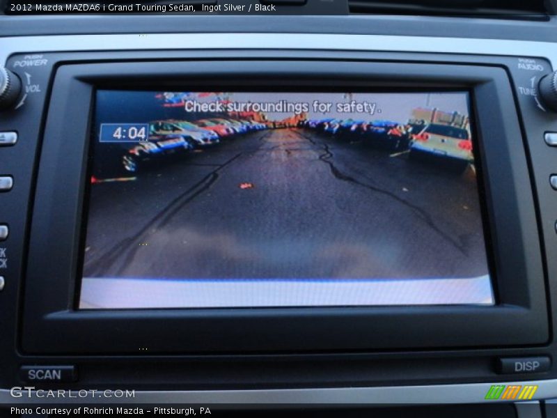 Ingot Silver / Black 2012 Mazda MAZDA6 i Grand Touring Sedan