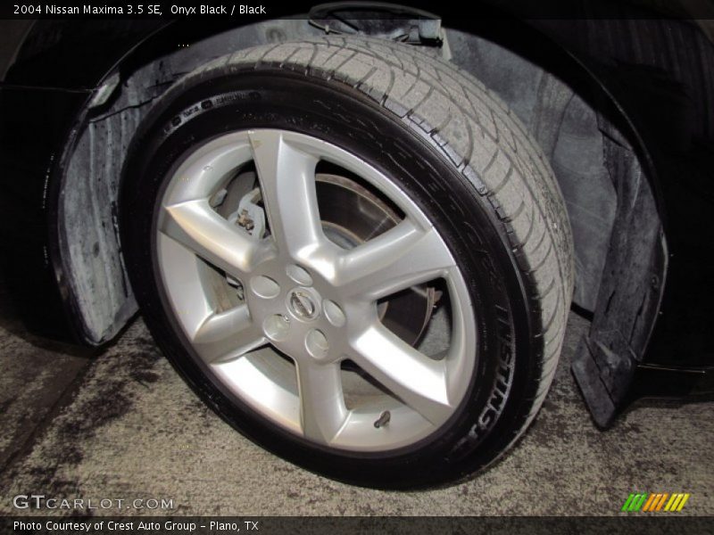 Onyx Black / Black 2004 Nissan Maxima 3.5 SE