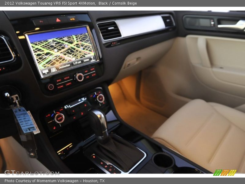 Black / Cornsilk Beige 2012 Volkswagen Touareg VR6 FSI Sport 4XMotion