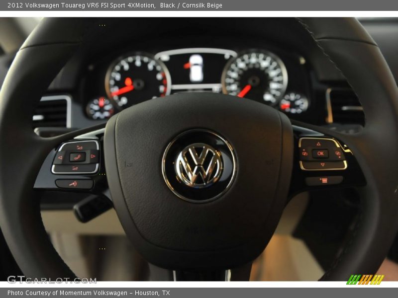Black / Cornsilk Beige 2012 Volkswagen Touareg VR6 FSI Sport 4XMotion