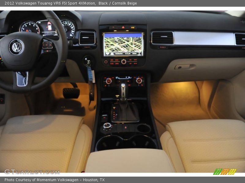 Black / Cornsilk Beige 2012 Volkswagen Touareg VR6 FSI Sport 4XMotion