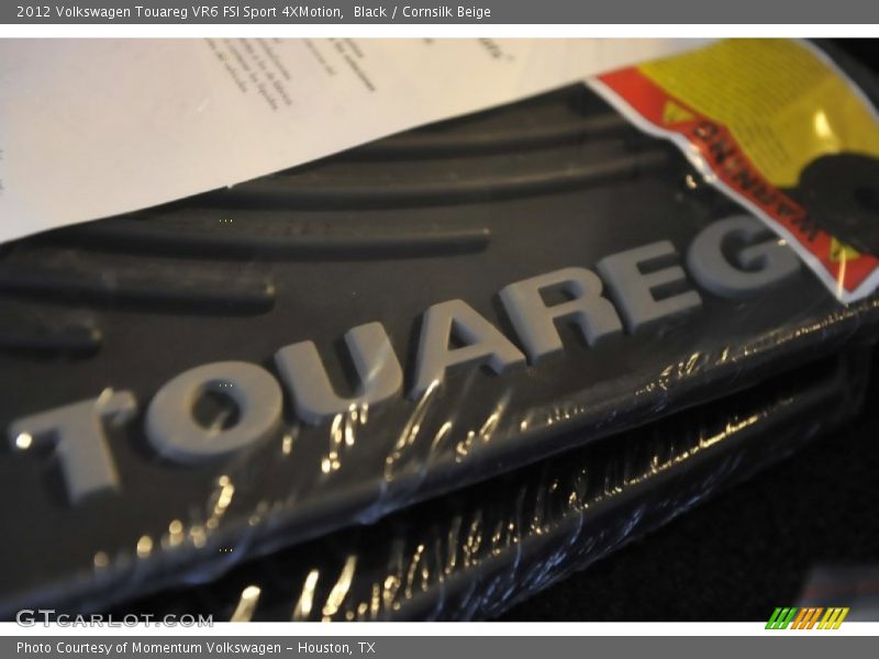 Black / Cornsilk Beige 2012 Volkswagen Touareg VR6 FSI Sport 4XMotion