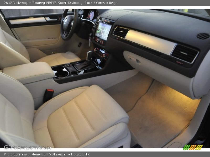 Black / Cornsilk Beige 2012 Volkswagen Touareg VR6 FSI Sport 4XMotion