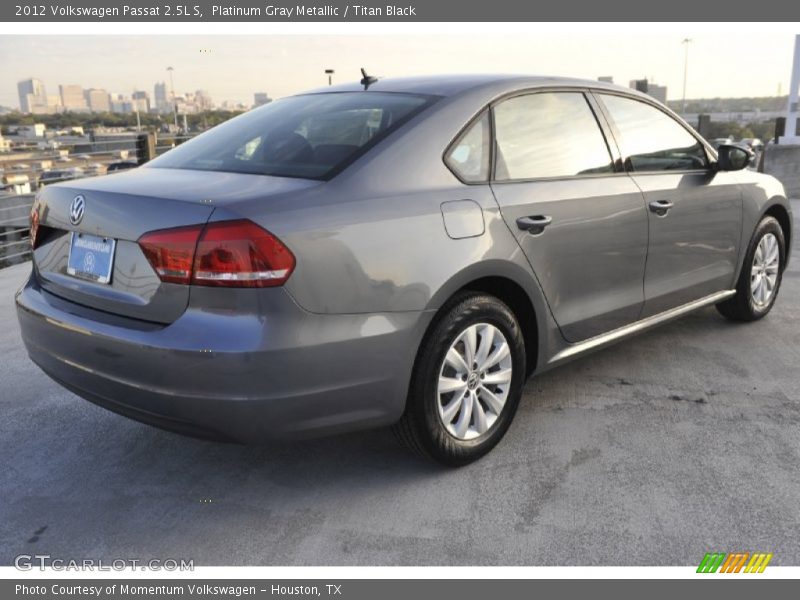 Platinum Gray Metallic / Titan Black 2012 Volkswagen Passat 2.5L S