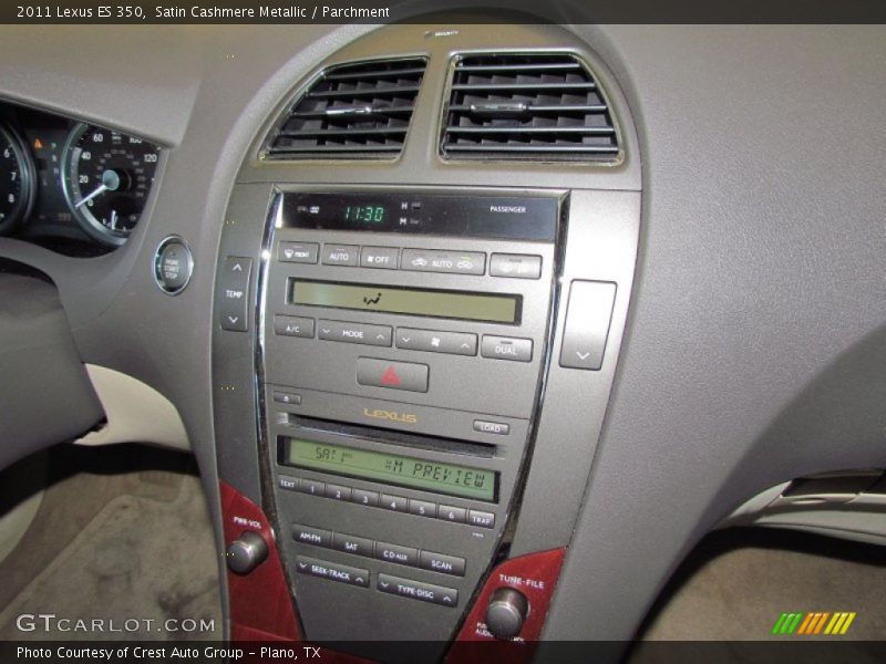 Satin Cashmere Metallic / Parchment 2011 Lexus ES 350