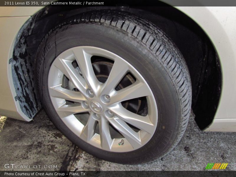Satin Cashmere Metallic / Parchment 2011 Lexus ES 350