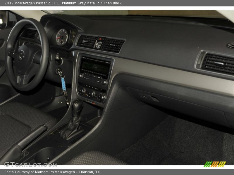 Platinum Gray Metallic / Titan Black 2012 Volkswagen Passat 2.5L S