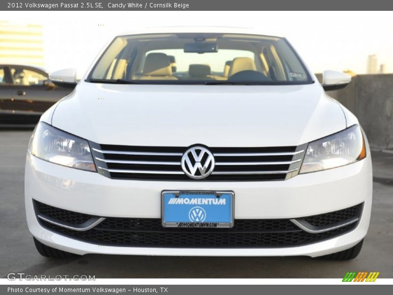 Candy White / Cornsilk Beige 2012 Volkswagen Passat 2.5L SE