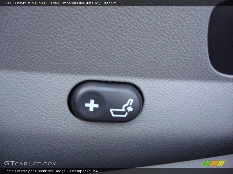 Imperial Blue Metallic / Titanium 2010 Chevrolet Malibu LS Sedan
