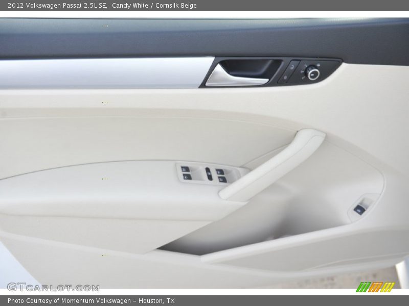Candy White / Cornsilk Beige 2012 Volkswagen Passat 2.5L SE