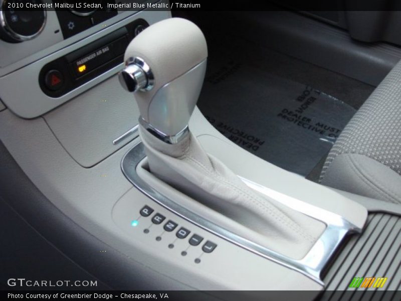 Imperial Blue Metallic / Titanium 2010 Chevrolet Malibu LS Sedan