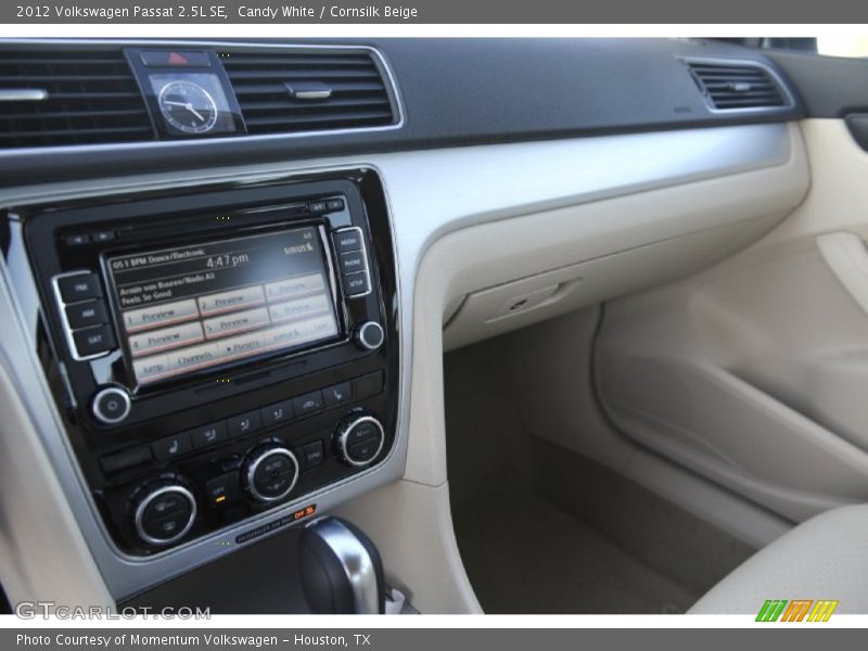 Candy White / Cornsilk Beige 2012 Volkswagen Passat 2.5L SE