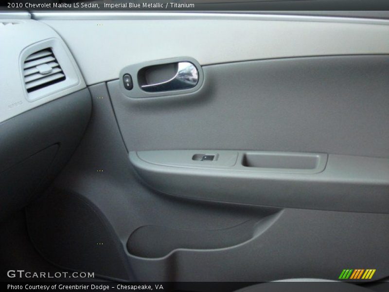 Imperial Blue Metallic / Titanium 2010 Chevrolet Malibu LS Sedan