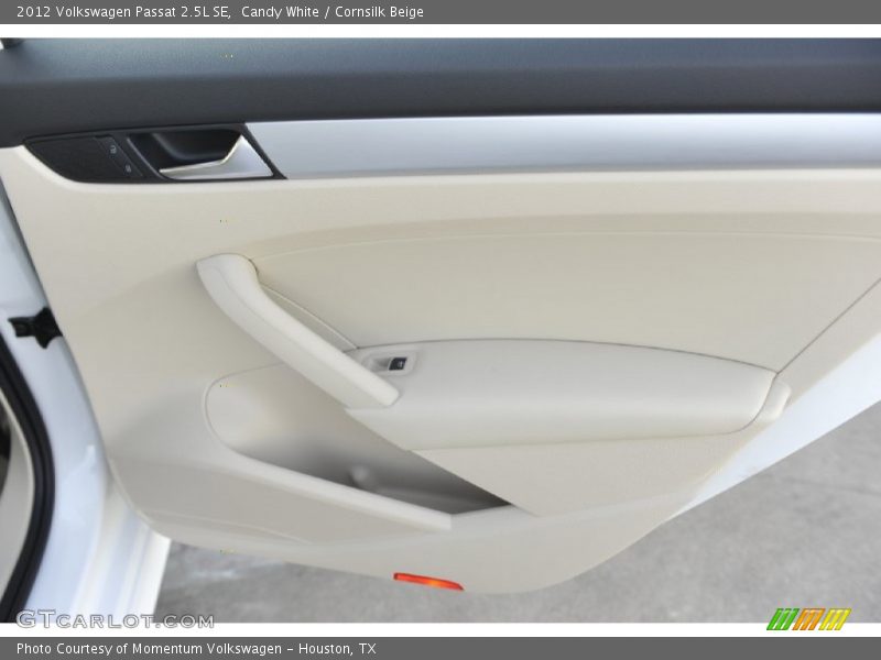 Candy White / Cornsilk Beige 2012 Volkswagen Passat 2.5L SE