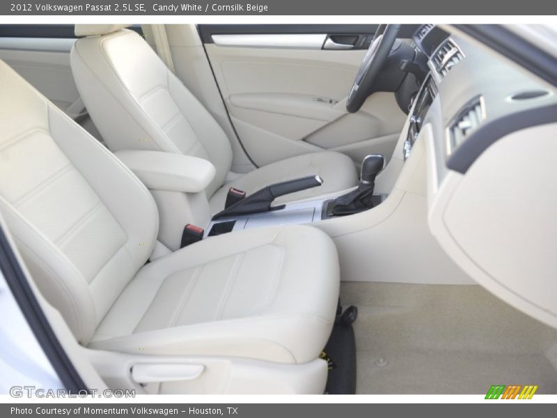 Candy White / Cornsilk Beige 2012 Volkswagen Passat 2.5L SE