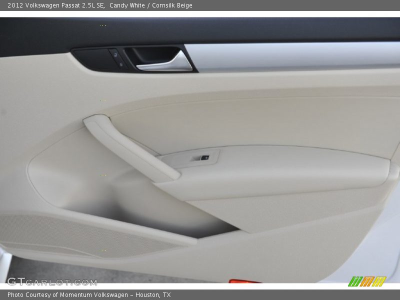 Candy White / Cornsilk Beige 2012 Volkswagen Passat 2.5L SE