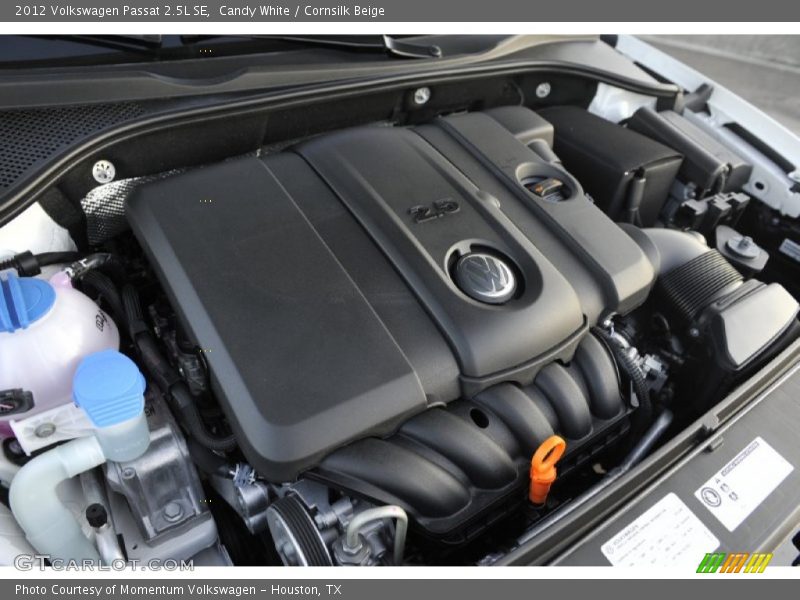 Candy White / Cornsilk Beige 2012 Volkswagen Passat 2.5L SE
