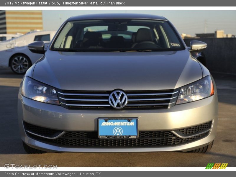 Tungsten Silver Metallic / Titan Black 2012 Volkswagen Passat 2.5L S
