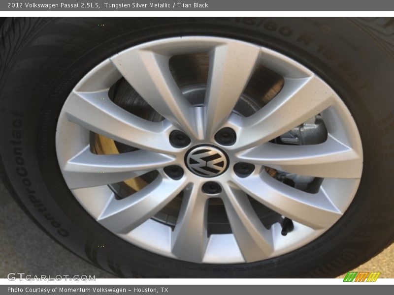 Tungsten Silver Metallic / Titan Black 2012 Volkswagen Passat 2.5L S