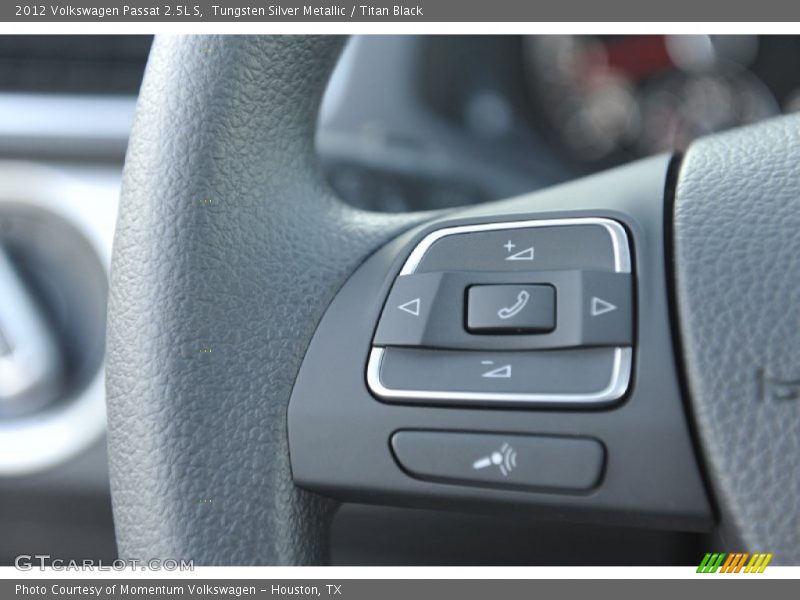 Tungsten Silver Metallic / Titan Black 2012 Volkswagen Passat 2.5L S