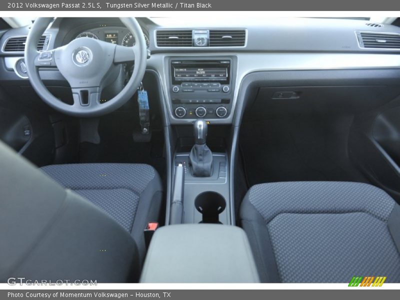 Tungsten Silver Metallic / Titan Black 2012 Volkswagen Passat 2.5L S